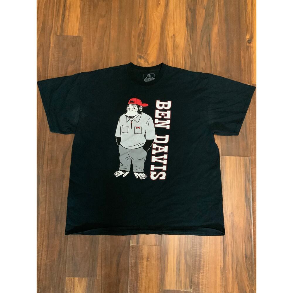 Ben Davis Graphic T Shirt 2XL Black Gorilla Logo Streetwear USA Cotton Tee
